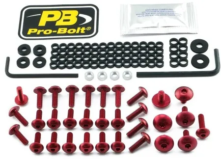 Pro Bolt Aluminium Fairing Bolt Kit for Ducati (FDU260R)