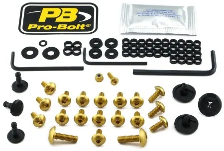 Pro Bolt Aluminium Fairing Bolt Kit for Aprilia (FOAP210G)