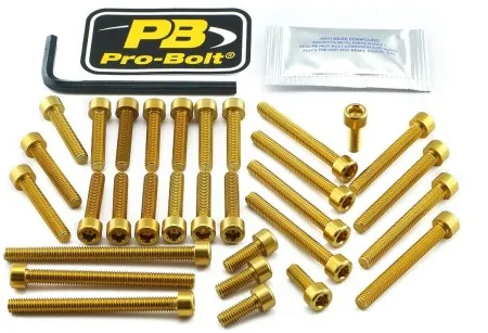 Pro Bolt Aluminium Engine Bolt Kit For Suzuki (ESU091G)