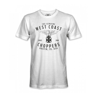 West Coast Choppers Rennabteilung T-shirt White Size XL (ARM733369)