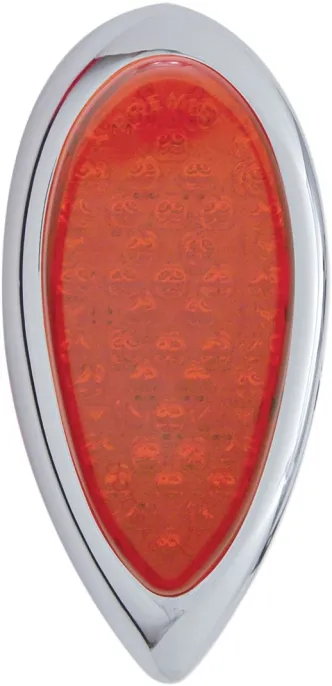 Pro-One Tailight Teardrop W/red (402060)