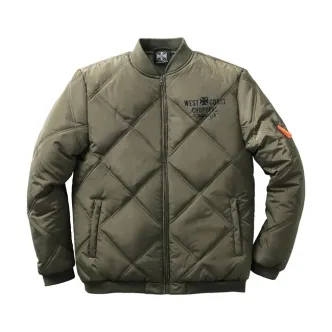 West Coast Choppers Rigid Jacket Olive Size Large (ARM719289)