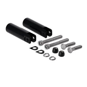 DK Custom Products Passenger Footpeg Conversion Kit For Harley Davidson 2018-2024 M8 Softail Models (DK-M8-PP-MNT)
