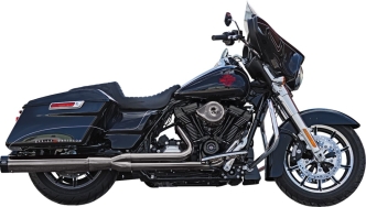 S&S Cycle 2:1 Sidewinder Race Only Exhaust System In Lava Chrome For Harley Davidson 2017-2023 M8 Touring Models (550-1087)