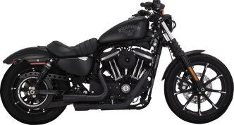 Vance & Hines Mini Grenades 2 Into 2 Exhaust System In Black With PCX Technology For Harley Davidson 2014-2022 Sportster Models (46374)