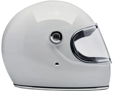 Biltwell Gringo S Helmet - Gloss White - Size Medium (1003-104-503)