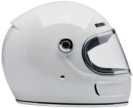 Biltwell Gringo SV Helmet - Gloss White - Size Small (1006-104-502)