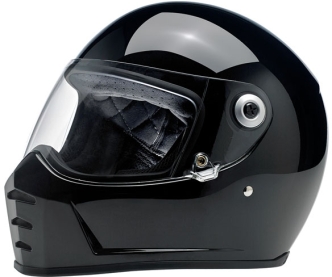 Biltwell Lane Splitter Helmet - Gloss Black - Size Small (1004-101-102)