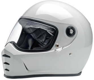 Biltwell Lane Splitter Helmet - Gloss White - Size Small (1004-104-102)