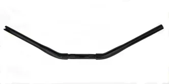 Burly Brand 0 Rise 1 1/4 Inch Drag Handlebar In Matt Black For Harley Davidson Models With Electronic Throttle & Cable Throttle (B12-4501TB)
