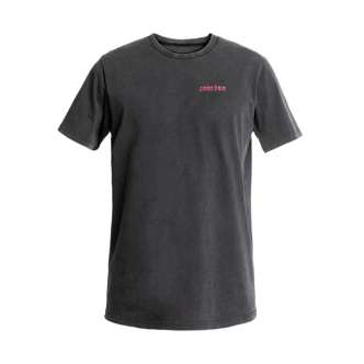 John Doe Snake On Fire T-shirt Fade Out Black Size Medium (ARM309449)
