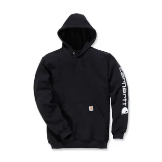 Carhartt Sleeve Logo Hoodie Black Size XL (ARM631975)