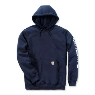Carhartt Sleeve Logo Hoodie New Navy Size Small (ARM204529)