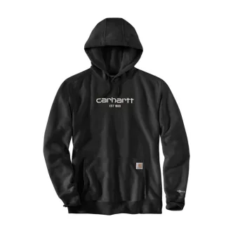 Carhartt Logo Graphic Hoodie Black Size Medium (ARM806059)