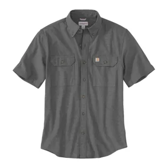 Carhartt Chambray Workshirt Black Size Small (ARM074469)
