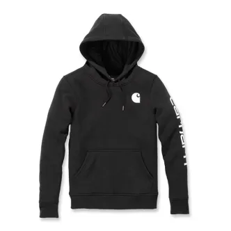 Carhartt Logo Sleeve Women Hoodie Black Size Large (ARM865979)