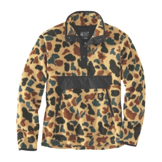 Carhartt Fit Fleece Pullover Duck Camo Size Small (ARM415059)