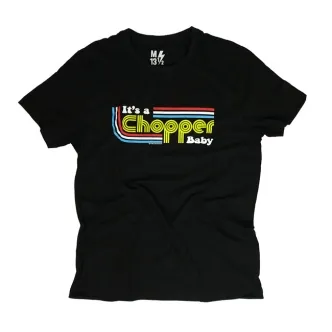 13 & 1/2 Magazine 'It's A Chopper Baby' Mens T-Shirt Black Size 3XL (ARM188185)