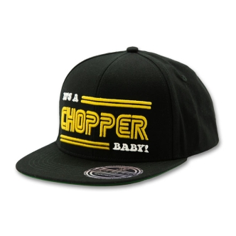 13 & 1/2 Magazine 'It's A Chopper Baby' Flatpanel Cap Black (ARM707095)