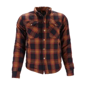 13 & 1/2 Magazine Long Run Shirt Brown/Black Size Small (ARM072559)