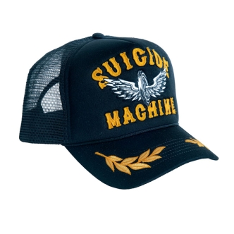 13 & 1/2 Magazine Suicide Machine Trucker Cap Black (ARM158559)