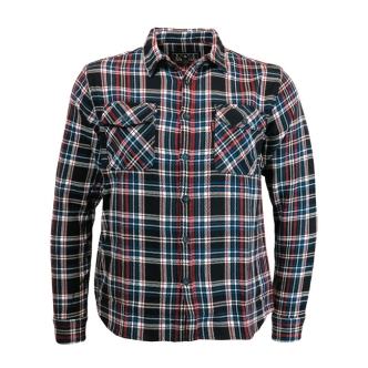 13 & 1/2 Magazine Woodland Check Shirt Navy/Red Size Large (ARM795639)