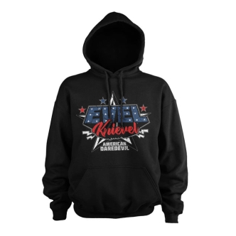 Evel Knievel American Daredevil Hoodie Black Size Medium (ARM872049)