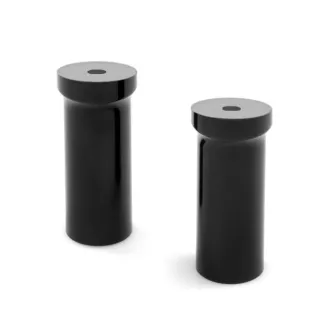 Kraus Isolated Riser Leg Set 3.5 Inch Tall In Black For Harley Davidson Models With Kraus Isolated Risers Only (UN-RI-35-A)