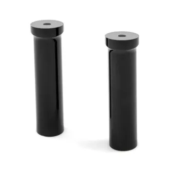 Kraus Isolated Riser Leg Set 5.5 Inch Tall In Black For Harley Davidson Models With Kraus Isolated Risers Only (UN-RI-55-A)