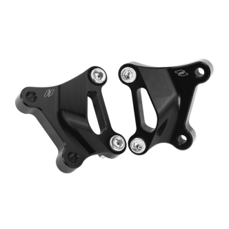 Kraus 320mm Axial Caliper Mount Left & Right Front In Black For Various Harley Davidson Models (UN-BR-32-A)