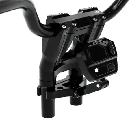 Kraus SF-Digi 8 Inch Pro Kit In Black For Harley Davidson 2018-2020 FXBB Street Bob 107, 2021-2023 FXBBS Street Bob 114, 2022-2023 Softail FXLRST Lowrider ST 117 & 2020-2023 FXST Softail Standard 107 Models (KT-SF-01821A)