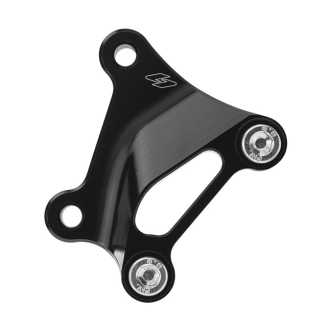 Kraus 320mm Axial Caliper Mount Left Front In Black For Various Harley Davidson Models (UN-BR-32L-A)