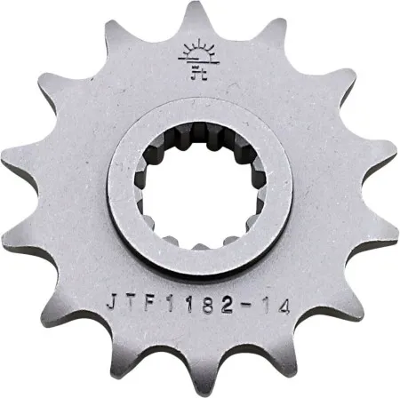 JT Sprockets JTF1182.14 Front Replacement Sprocket 14 Teeth 525 Pitch Natural Steel (JTF1182.14)