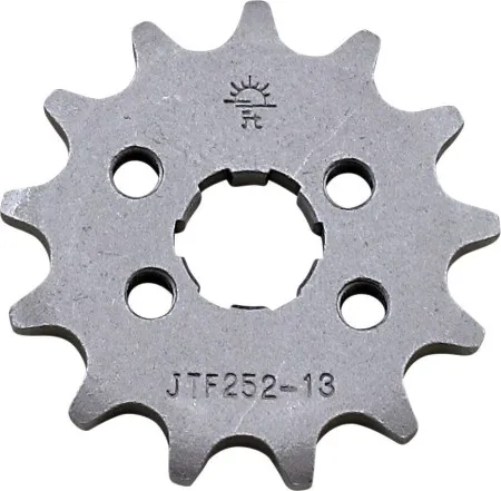 JT Sprockets JTF252.13 Front Replacement Sprocket 13 Teeth 420 Pitch Natural Steel (JTF252.13)