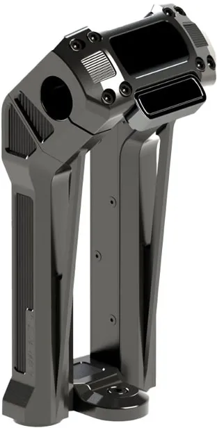 Ricks Motorcycle Club Style 8.5 Inch Pullback S Riser Kit For 2022-2024 Softail Low Rider ST Models (S8-CSP08ST-0)