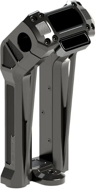 Ricks Motorcycle Club Style 7 Inch Pullback S Riser Kit For 2022-2024 Softail Low Rider ST Models (S8-CSP07ST-0)