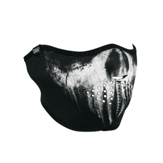 Zan Headgear Half Mask Neoprene Skull Ghost (ARM939969)
