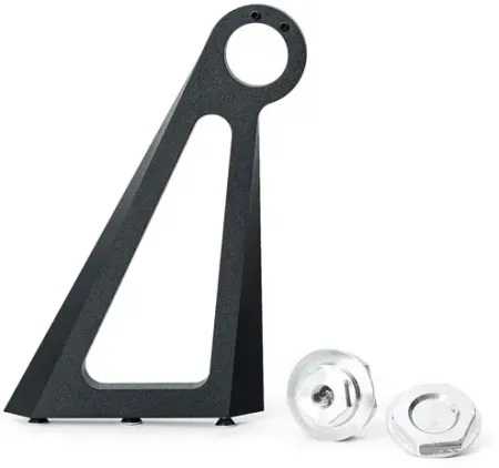 Killer Custom License Plate Bracket In Black Without Nut/Bolt Cover For Harley Davidson 2008-2017 Softail Models With Japan, USA & South Korea Models (Excl. 2013-2017 FXBS Breakout FXSB, 2008-2011 FXCW/C Rocker) (LPB-N-ST-08)