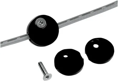 Accutronix Brake Line Clamp Front Black (BLC001-B)