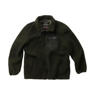West Coast Choppers Anvil Fleece Jacket Olive Green Size Small (ARM496499)