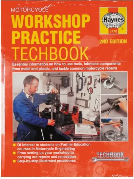 Haynes Motorcycle Practice Tech Book (3470)