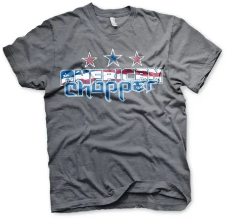 American Chopper Flag Logo T-shirt Dark Heather (ARM516859)