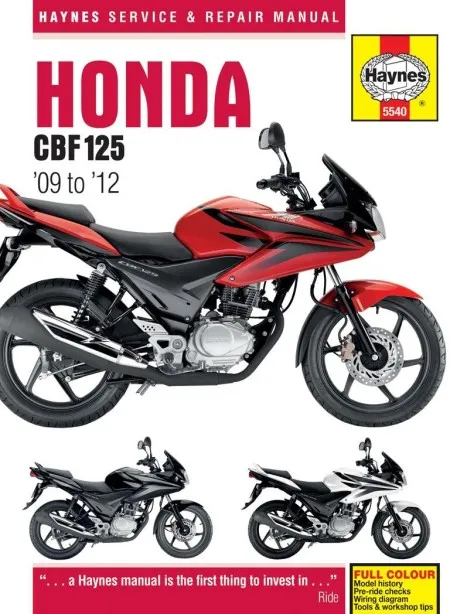 Haynes Honda CBF125 (9781785213533)
