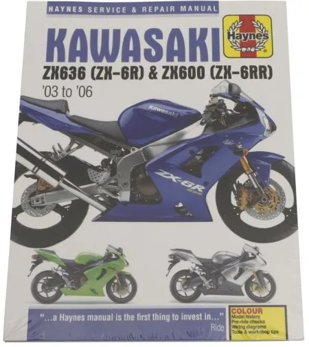 Haynes Kawasaki ZX 6R 03 - 06 (9781785210136)