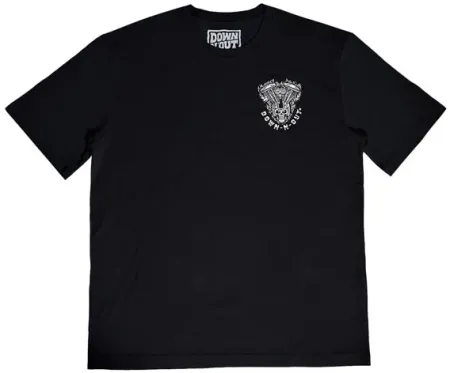 Down-n-out Shove It T-shirt Black (DT10046-S)
