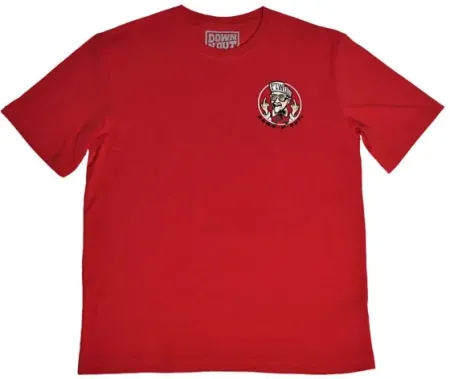 Down-n-out Gettin Fried T-shirt Red (DT10047-S)