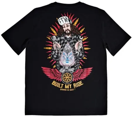 Down-n-out Built MY Ride T-shirt Black (DT10049-S)