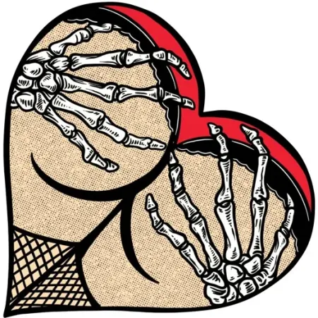 Down-n-out Handful Of Ass Sticker (RC00211)