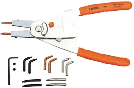 Lang Tools, '' Quick SWITCH'' #75 Large Retaining Ring Plier (75)