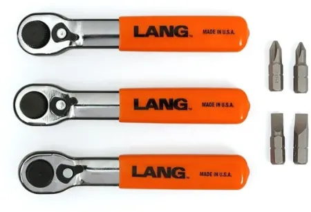 Lang Tools, Mini Ratcheting Bit WRENCH. Fine Tooth (5220)